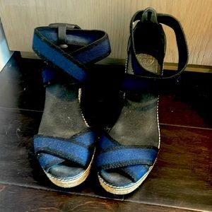 Tory Burch Adonis platform sandals.